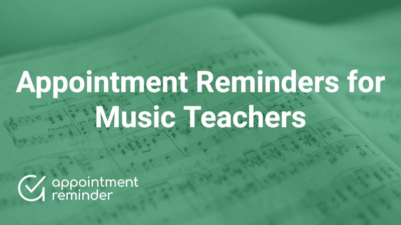 Appointment Software and App for Music teachers and music schools