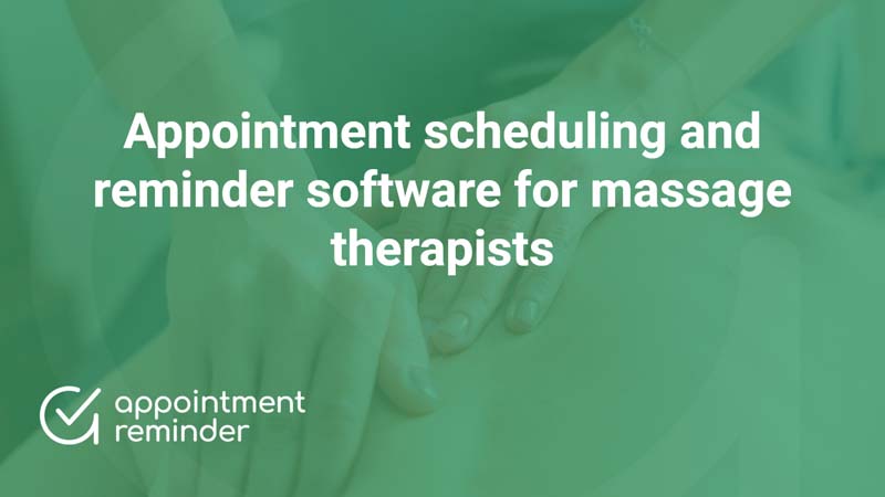 Massage Therapists | AppointmentReminder.com